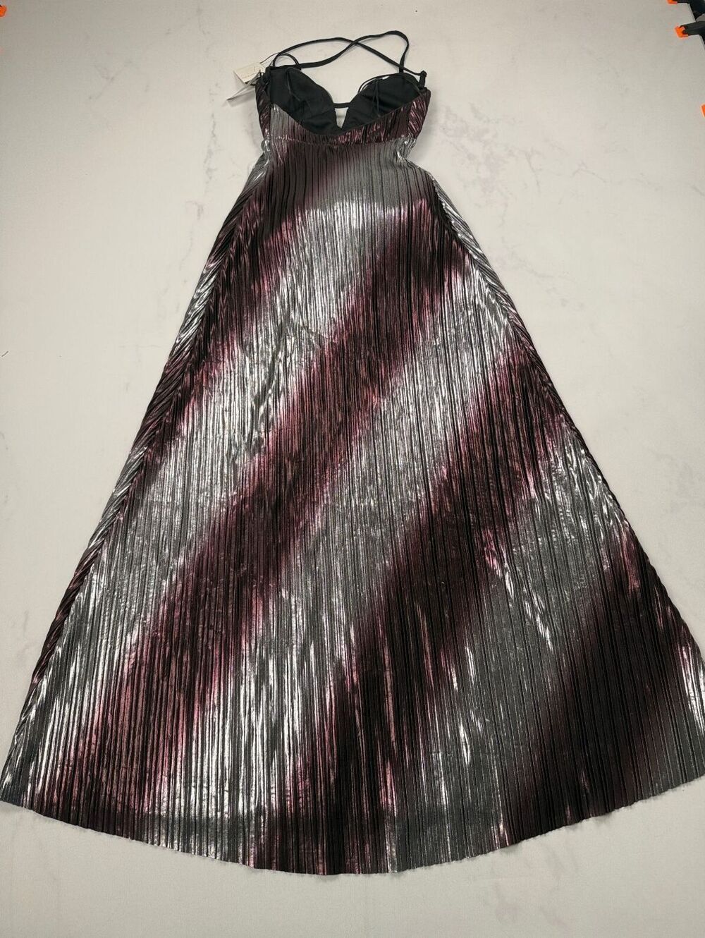 Morgan & Co. Dress Maxi Dress Burgundy Modernist Elegant - Womens 1